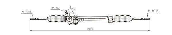 GENERAL RICAMBI Stūres mehānisms AR4017